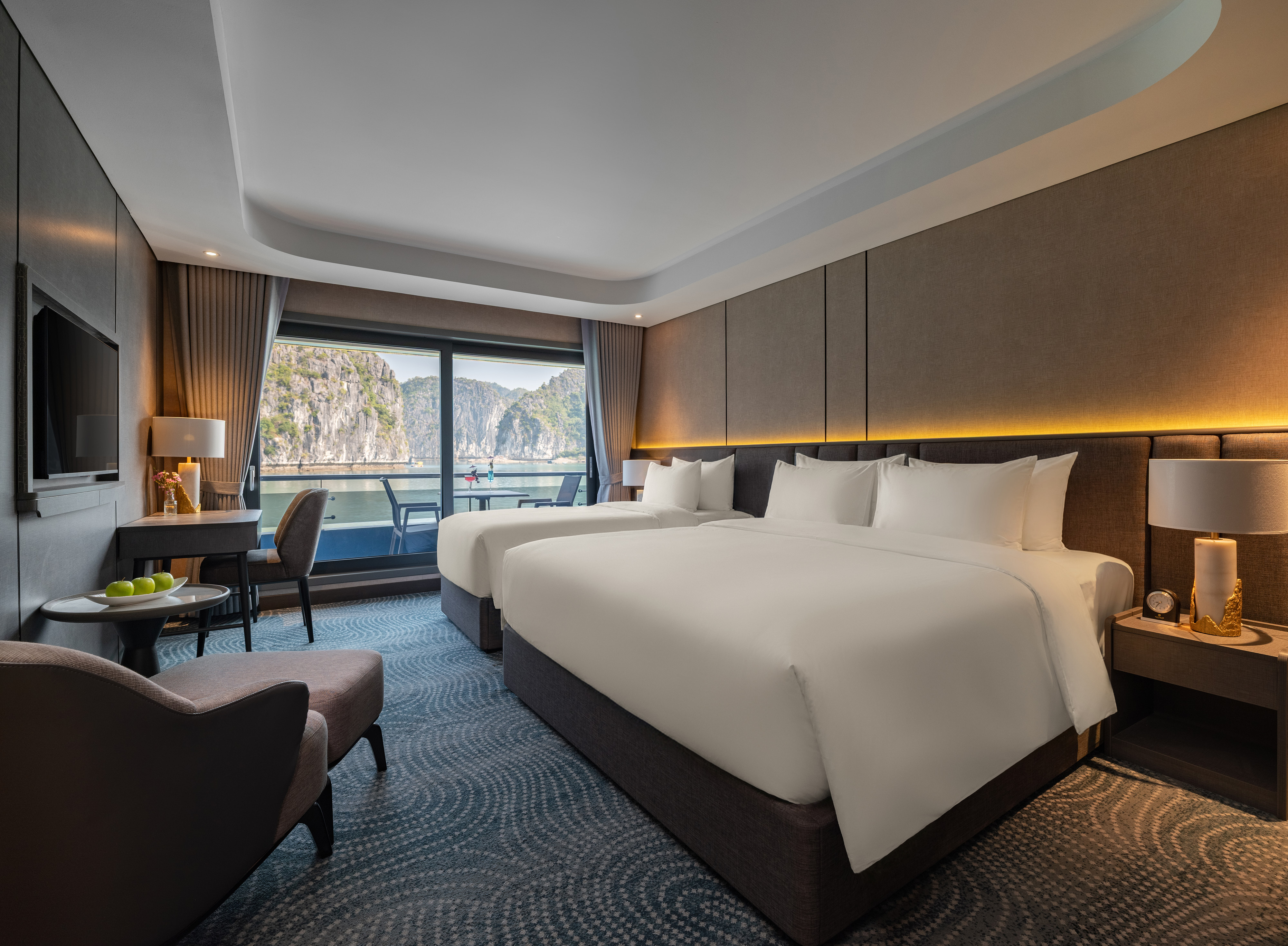 Tulip Cruise - Junior Triple Suite Sea View With Private Balcony - Image 1