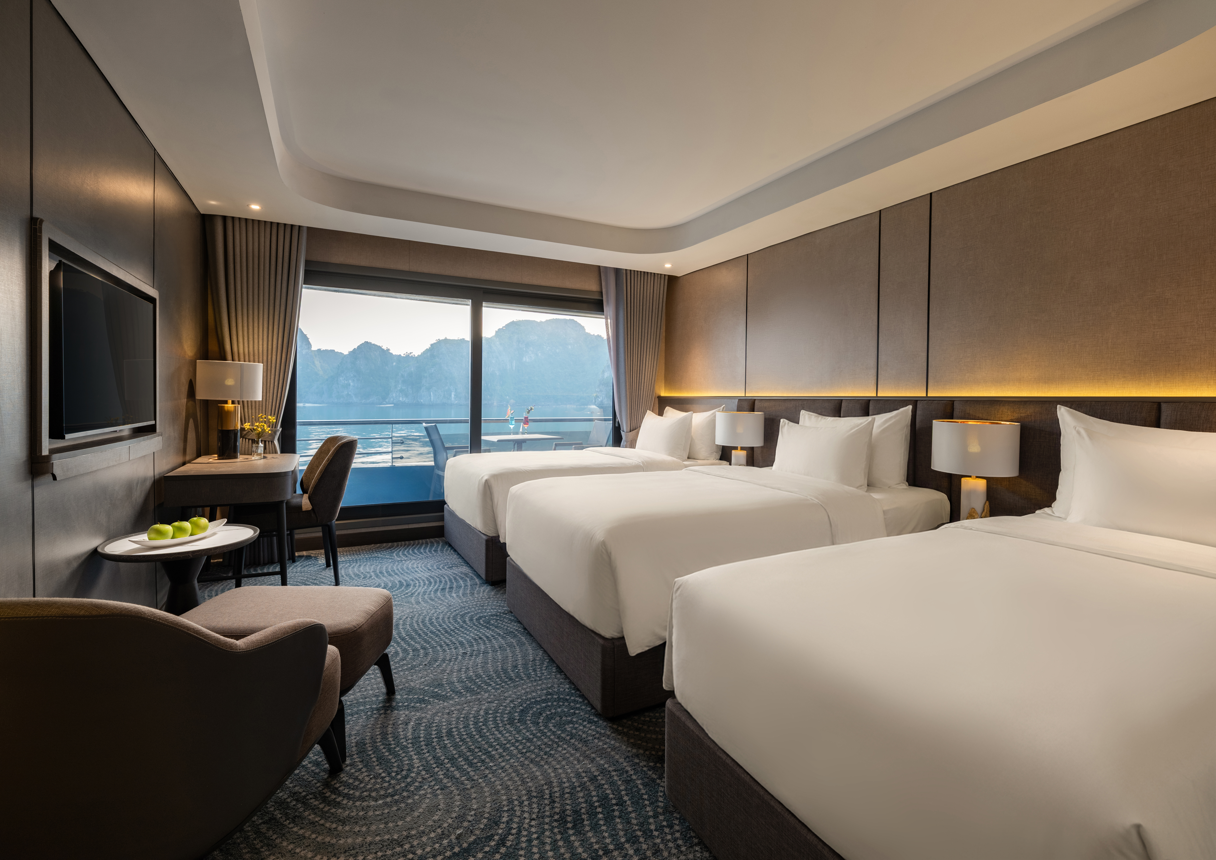 Tulip Cruise - Junior Triple Suite Sea View With Private Balcony - Image 4